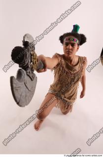 ANISE KNEELING POSE WITH AX 